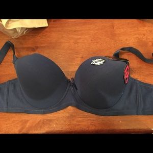 NWT Sofra t-shirt bra Navy Blue
